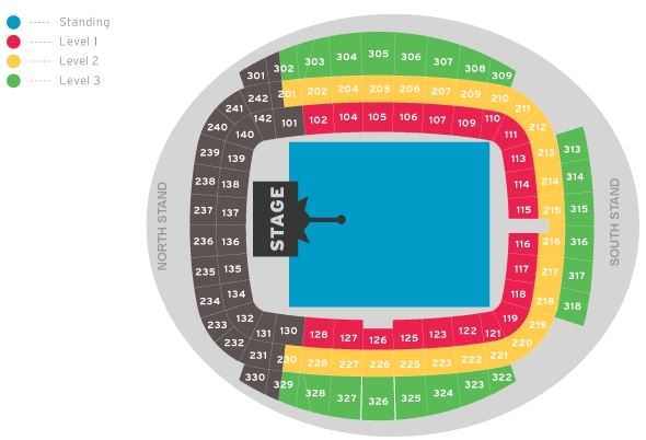 Buy Robbie Williams tickets at Etihad Stadium, Manchester from