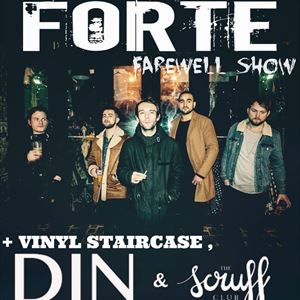 Forte, DIN, Vinyl Staircase, The Scruff Club Forte, DIN, Vinyl Staircase, The Scruff Club