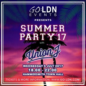 Summer Party 2017 with Union J Summer Party 2017 with Union J