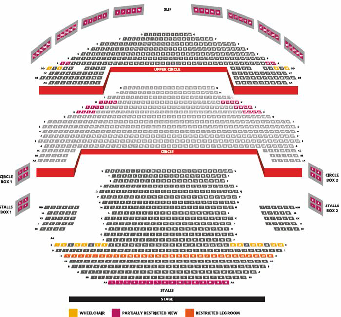 Milton Keynes Theatre Seating Chart