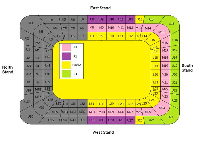 Principality Stadium Layout