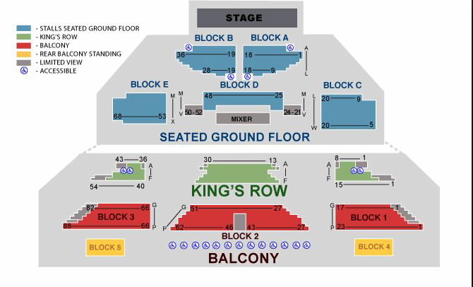 Indigo At The O2 Seating Plan