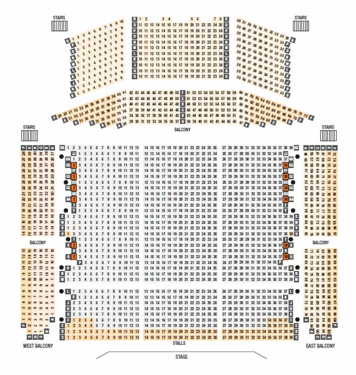 Tour 2019 Seating Plans - Totally Devoted