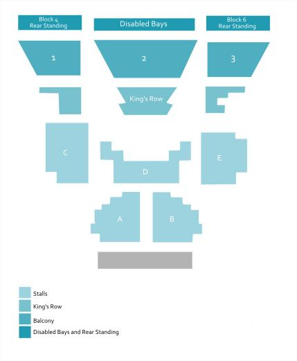 Indigo O2 Seating Chart