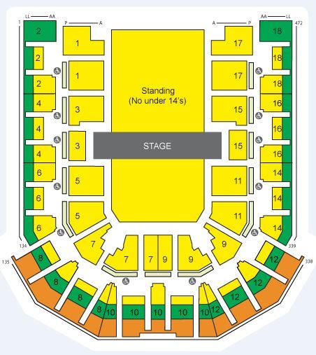 Liverpool Echo Arena Seating Chart