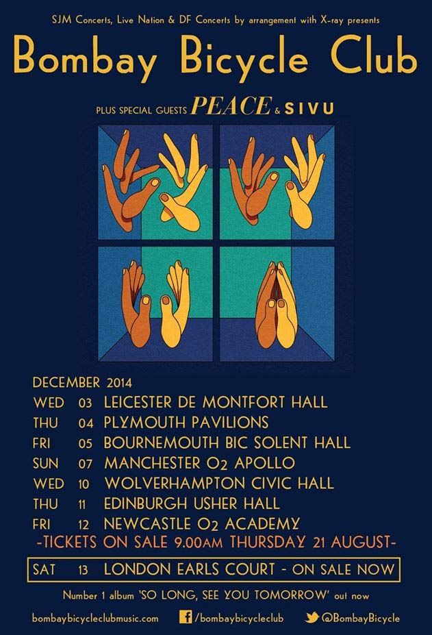 See Tickets Bombay Bicycle Club announce full tour