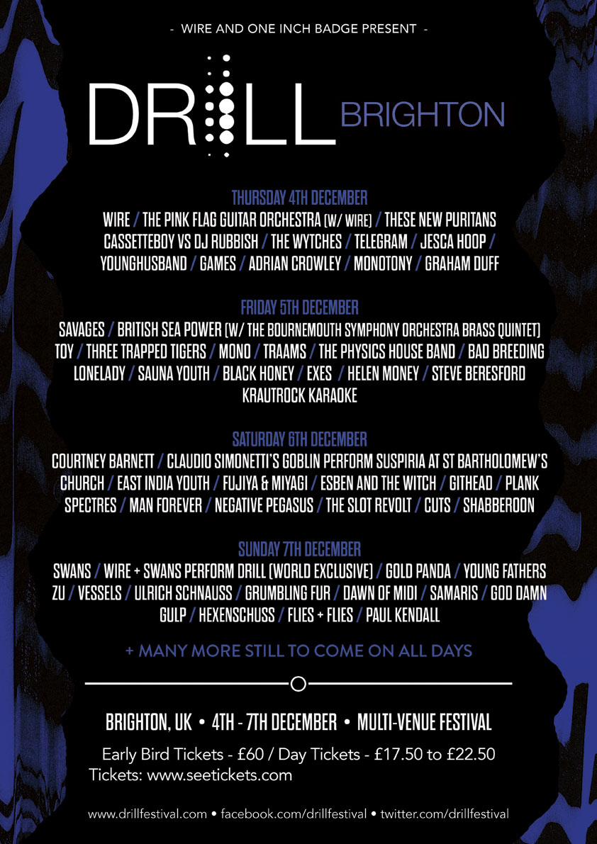 DRILL:BRIGHTON 2014 Tickets
