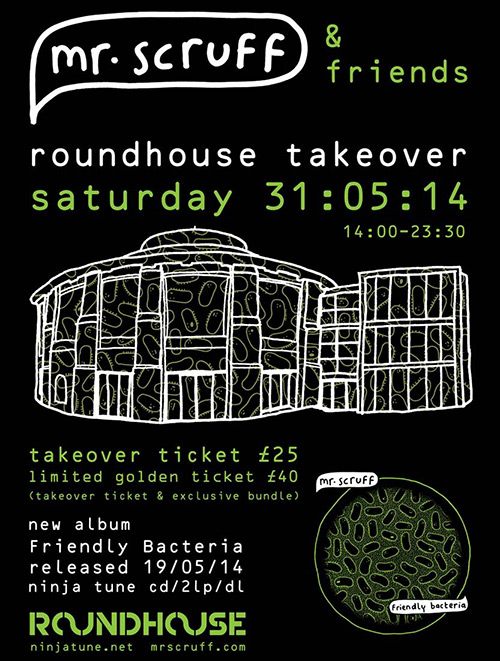 Mr. Scruff's Roundhouse Takeover - Gigs And Tours News