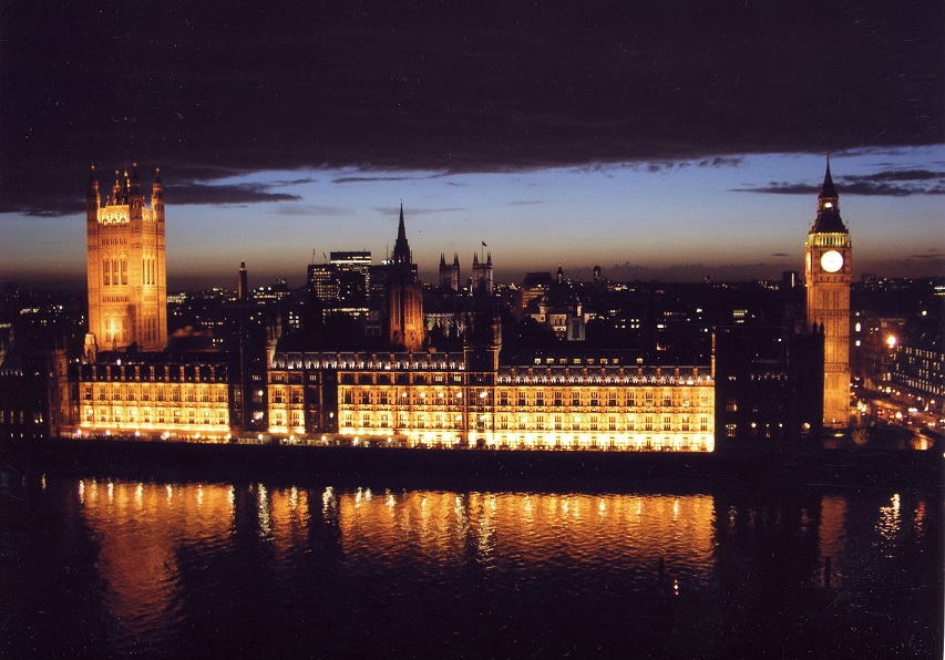 The Palace of Westminster by Night