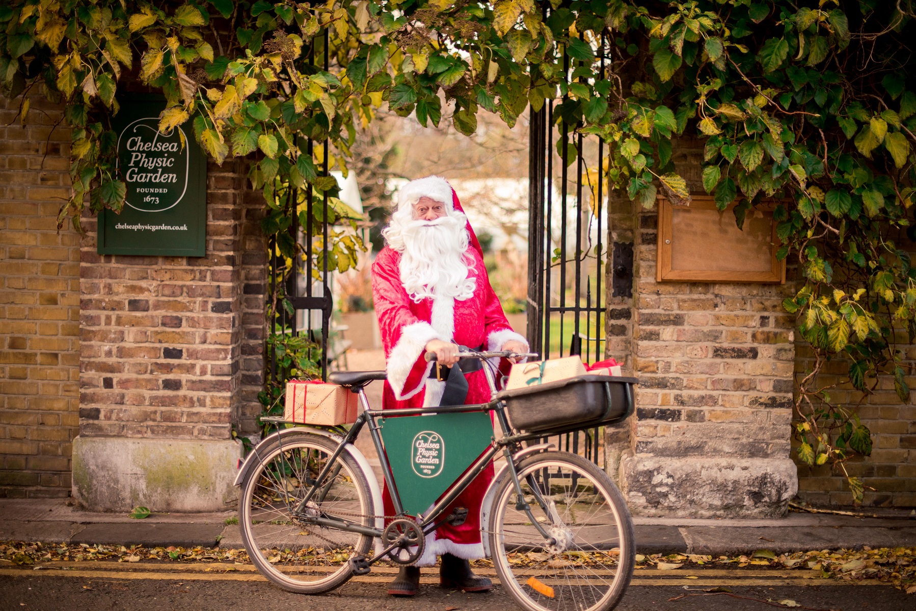 Father Christmas at Chelsea Physic Garden