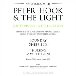 An Evening With Peter Hook & The Light An Evening With Peter Hook & The Light