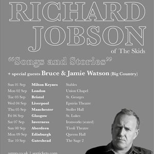 An Evening With RICHARD JOBSON An Evening With RICHARD JOBSON