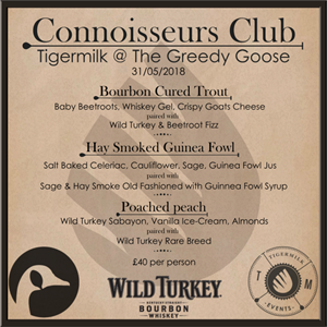 Connoisseurs Club - Tigermilk @ The Goose Connoisseurs Club - Tigermilk @ The Goose
