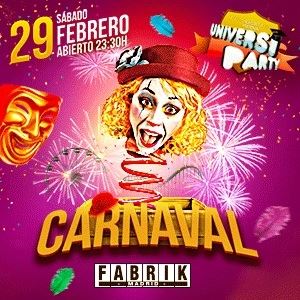 Fabrik - Universiparty Carnaval Fabrik - Universiparty Carnaval