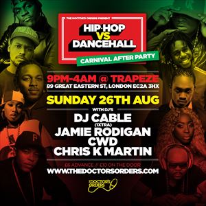 Hip-Hop vs Dancehall - Carnival After Party Hip-Hop vs Dancehall - Carnival After Party