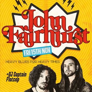 John Fairhurst + DJ Captain Flatcap John Fairhurst + DJ Captain Flatcap