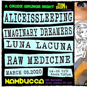 Mandrone Present: A Crude Grunge Night Mandrone Present: A Crude Grunge Night