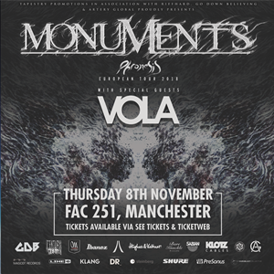 Monuments, Vola + Supports - Manchester Monuments, Vola + Supports - Manchester