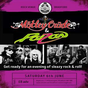 Motley Crude & Poizon Double Header Motley Crude & Poizon Double Header
