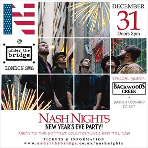 Nash Nights NYE Party Feat. Backwoods Creek Nash Nights NYE Party Feat. Backwoods Creek