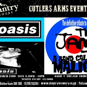 NOASIS V THE JAM A BAND CALLED MALICE NOASIS V THE JAM A BAND CALLED MALICE
