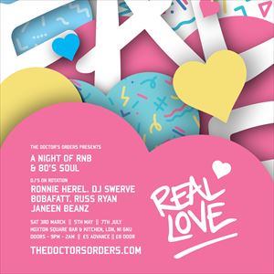 Real Love - A Night of RnB & 80's Soul Real Love - A Night of RnB & 80's Soul