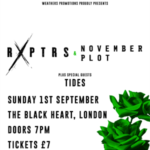Rxptrs + November Plot Rxptrs + November Plot
