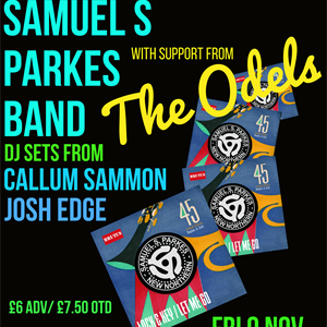 Samuel S Parkes Band feat DJ Sets Samuel S Parkes Band feat DJ Sets
