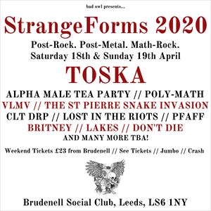 Strangeforms 2020 - Saturday Day Ticket Strangeforms 2020 - Saturday Day Ticket