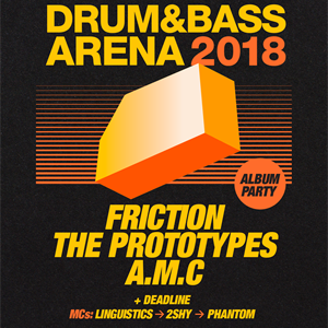 Supercharged & BMC present Drum&Bass Arena 2018 Supercharged & BMC present Drum&Bass Arena 2018