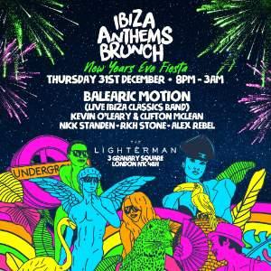 Ibiza Anthems Live New Years eve Midnight Fiesta