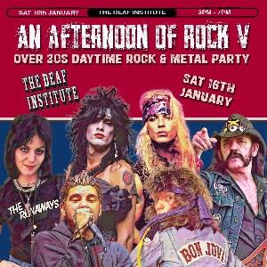 AN AFTERNOON OF ROCK MANCHESTER (OVER 30S ONLY)