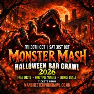 MANCHESTER HALLOWEEN BAR CRAWL // MONSTER MASH