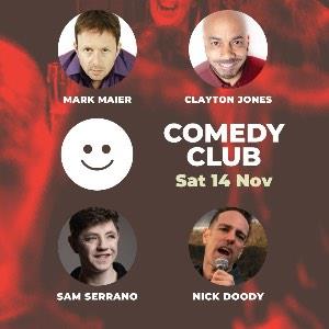 Comedy Club with Clayton Jones & Guests