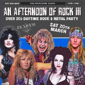An Afternoon of Rock LEEDS (Over 30s Only)
