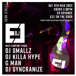 See Tickets - DJ EJ/DJ SMALLZ/DJ KILLA HYPE/G MAN/DJ SYNCRANIZE Tickets ...