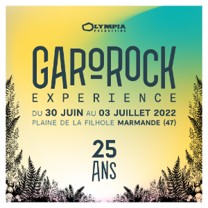 GAROROCK 2022 - PASS 1 JOUR SAMEDI GAROROCK 2022 - PASS 1 JOUR SAMEDI