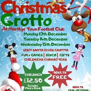 Christmas Grotto@MTFC - Wednesday 15th December Christmas Grotto@MTFC - Wednesday 15th December