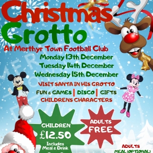 Christmas Grotto@MTFC - Monday 13th December 2021 Christmas Grotto@MTFC - Monday 13th December 2021