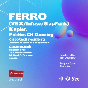 FERRO, Kepler, Politics of Dancing, GAS, Discotech FERRO, Kepler, Politics of Dancing, GAS, Discotech