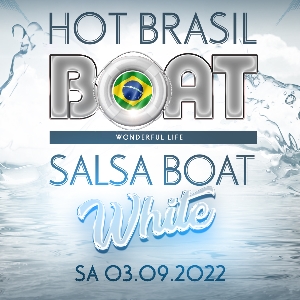 Hot Brasil & Salsa boat - White