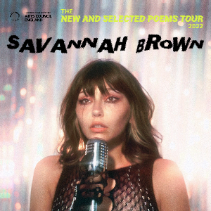 Savannah Brown New and Selected Poems Tour