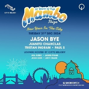 CAFE MAMBO IBIZA CLASSICS NEW YEARS EVE LONDON