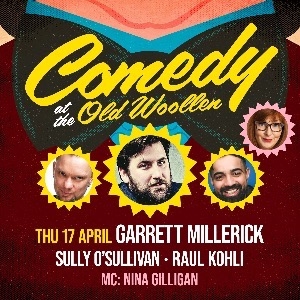 Comedy at The Old Woollen - Thurs 17 April