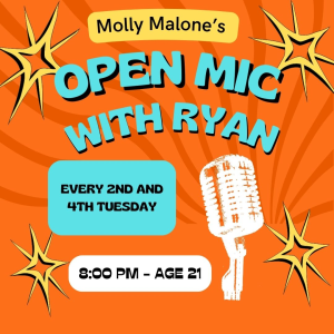 8:00 PM - Ryan's Open Mic Comedy Night