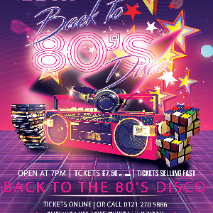 Back to the 80's Disco - Knowle