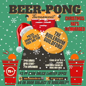 Beer Pong : Christmas Special Tickets | Thursday, 07 Dec 2023 at 8:00 PM