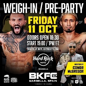 BKFC Hard Rock Weigh In