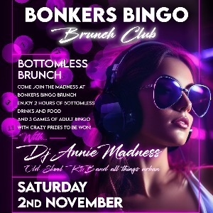 Bonkers Bingo Bottomless Brunch Telford