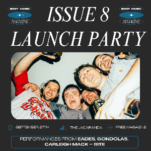 BOOT - - - MUSIC Magazine - ISSUE 8 Launch Party